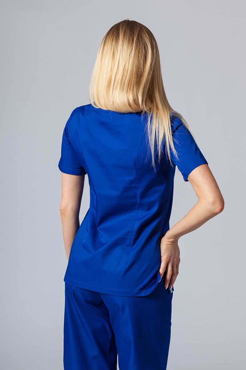 Lekárska dámska blúzka Sunrise Uniforms Basic Light tmavo modrá-1