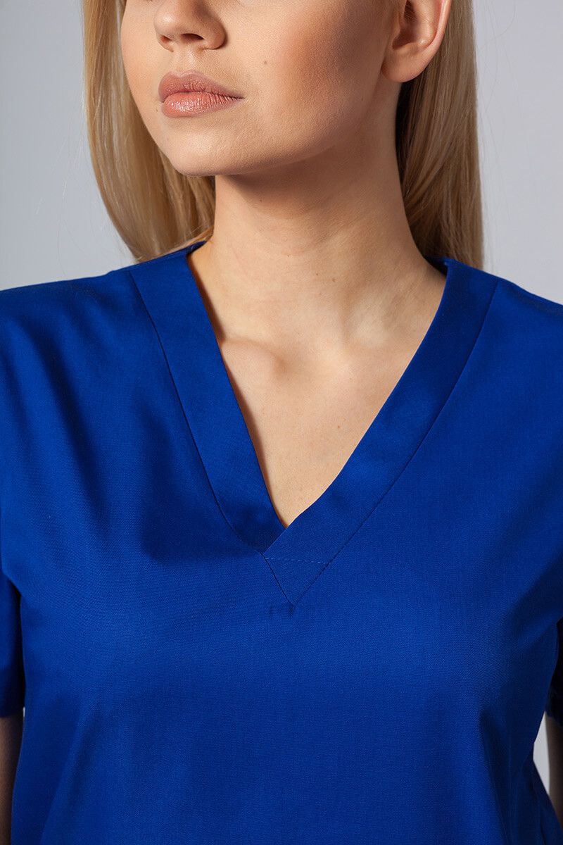 Lekárska dámska blúzka Sunrise Uniforms Basic Light tmavo modrá-2