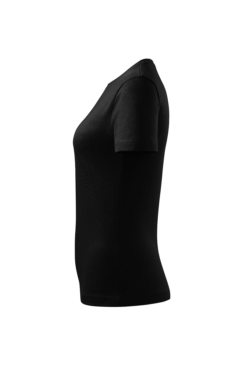 Dámske tričko s krátkym rukávom Malfini Basic čierne-3