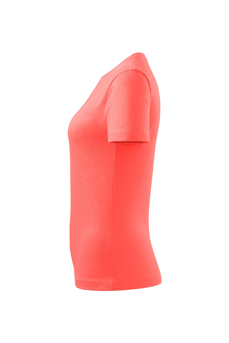 Dámske tričko s krátkym rukávom Malfini Basic koralové-3