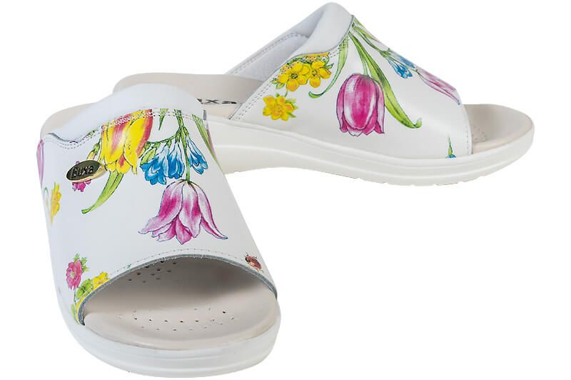 Zdravotnícka obuv Buxa model Professional Med30 kvety gucci-1