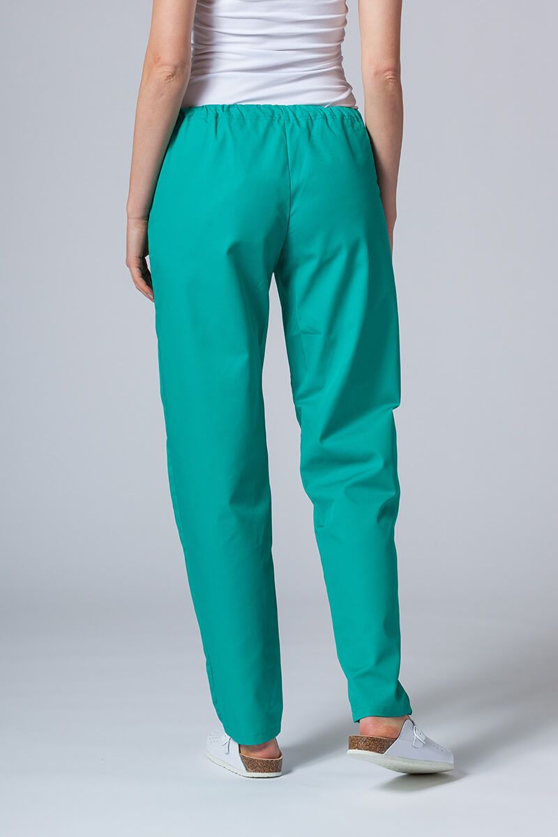 Dámske lekárske nohavice Sunrise Uniforms Basic Regular zelené-1