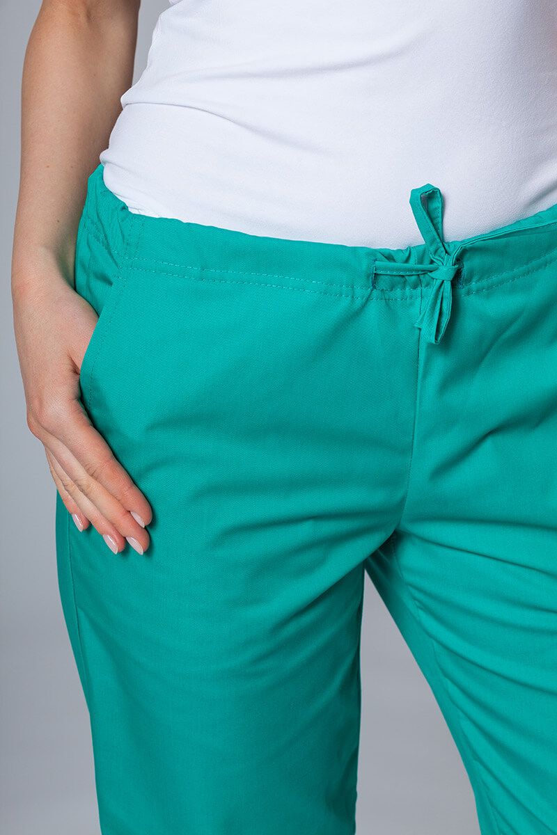 Dámske lekárske nohavice Sunrise Uniforms Basic Regular zelené-2