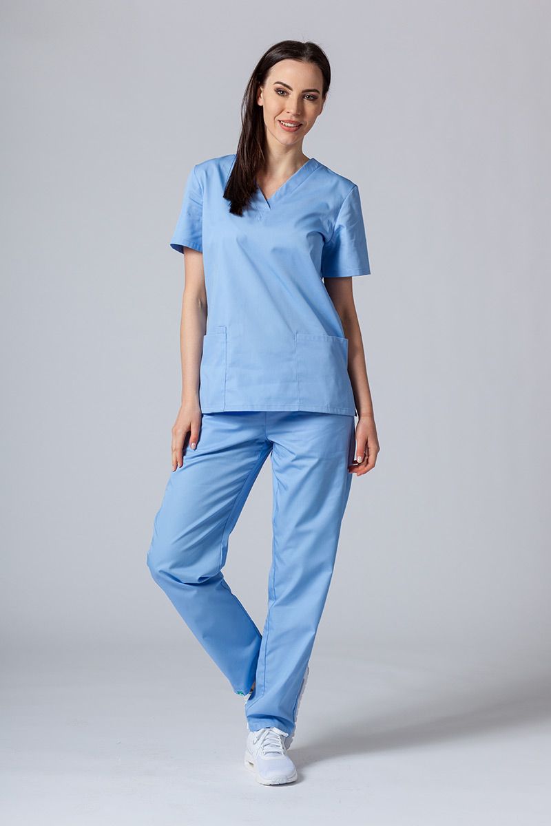 Univerzálne lekárske nohavice Sunrise Uniforms modré-3