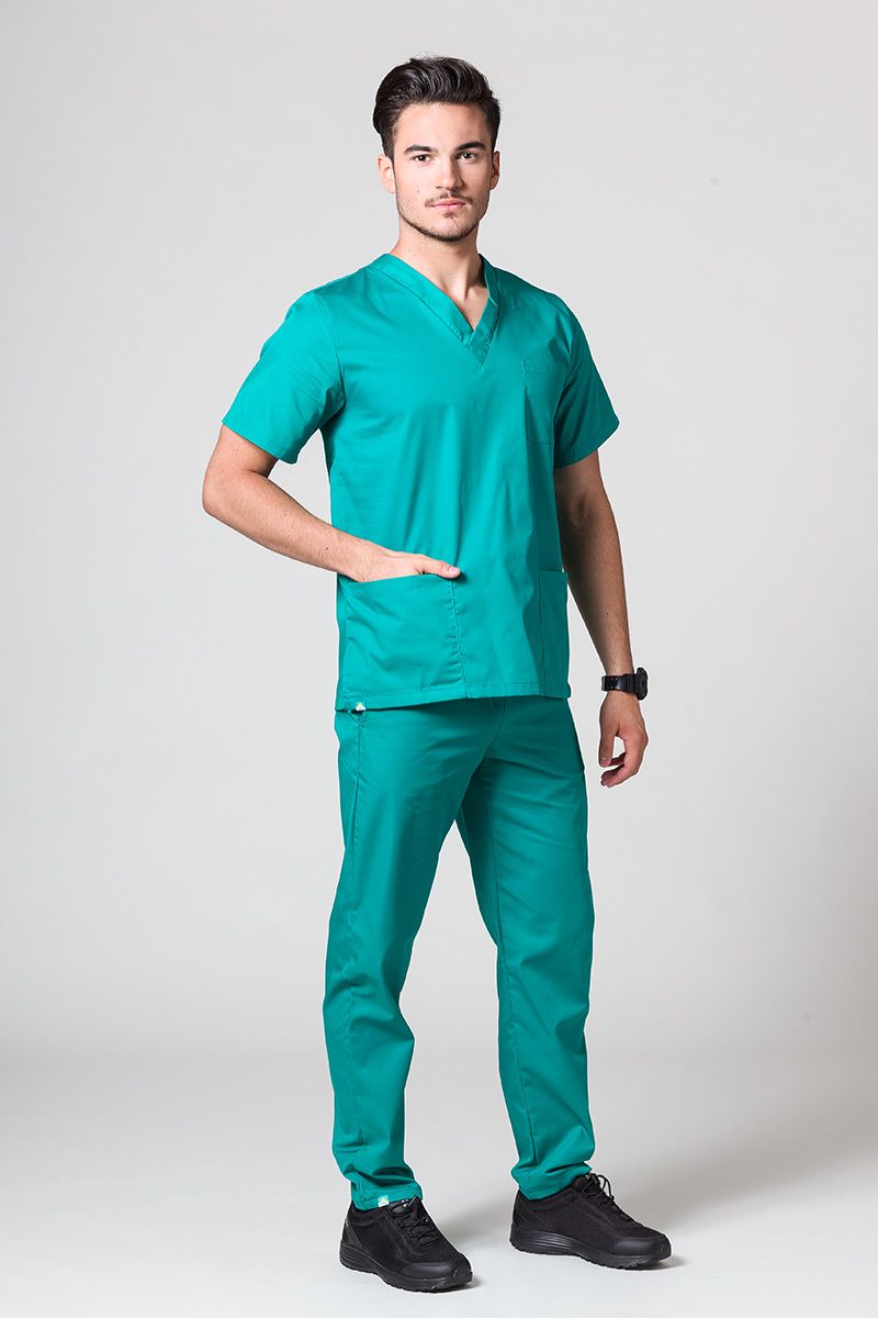 Univerzálna lekárska blúzka Sunrise Uniforms zelená-4