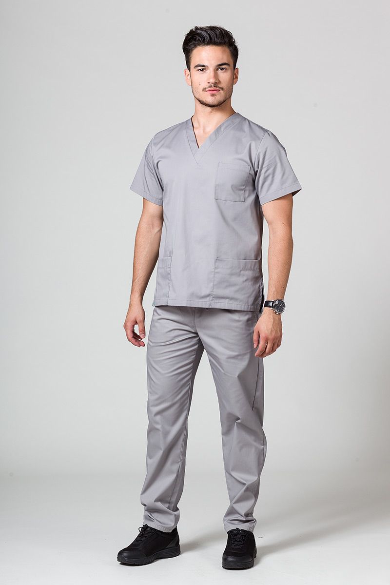 Univerzálna lekárska blúzka Sunrise Uniforms šedá-4