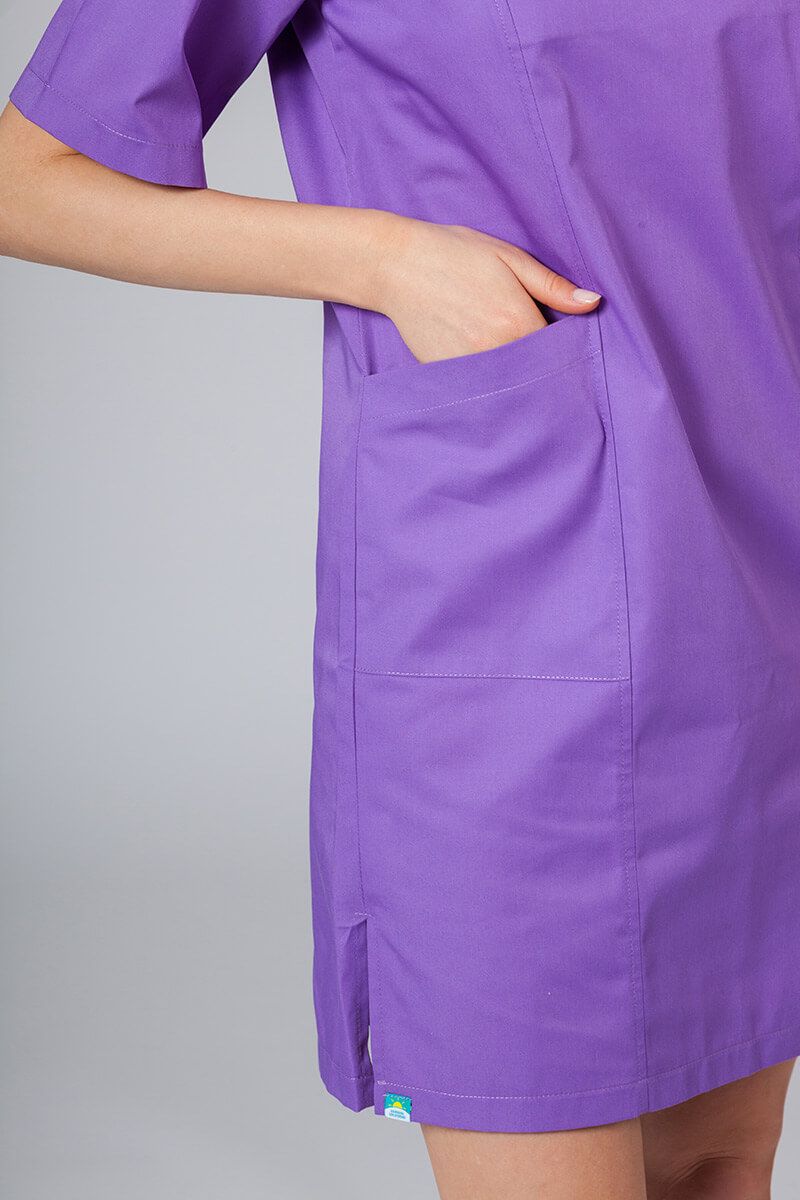 Lekárske klasické šaty Sunrise Uniforms fialové-3