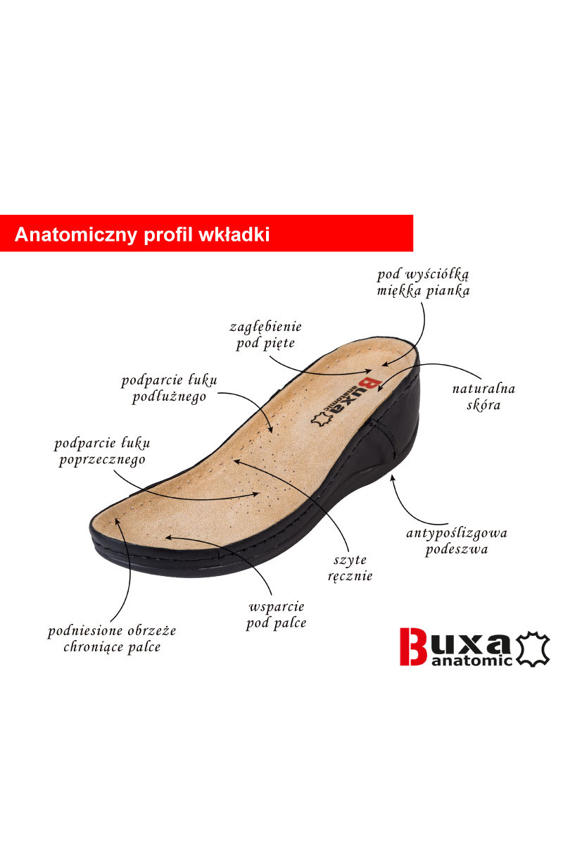 Zdravotnická obuv Buxa Anatomic BZ340 čierna-6