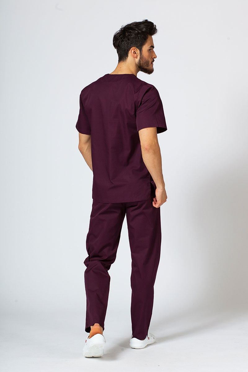 Univerzálna lekárska blúzka Sunrise Uniforms burgundová-3