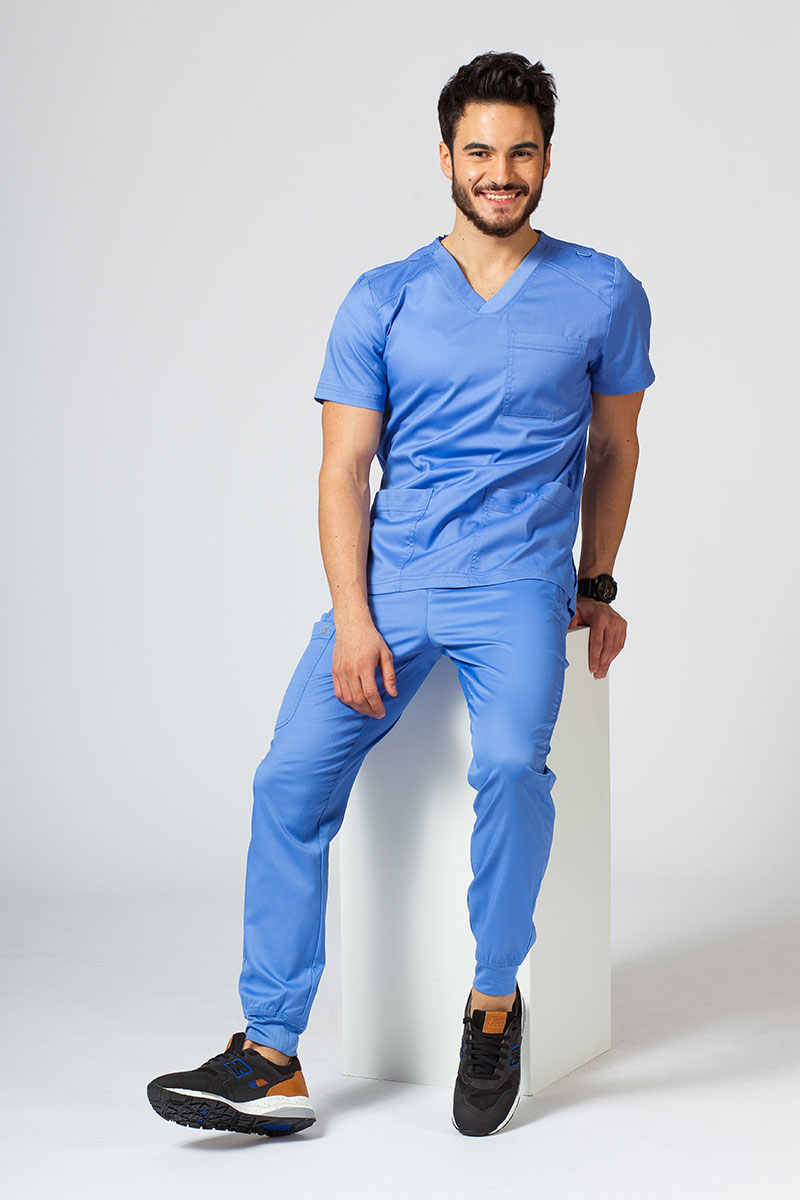 Lekárske nohavice Maevn Matrix Men klasicky modré-7