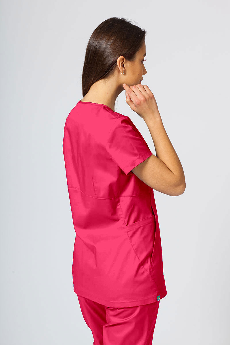 Zdravotnická súprava Sunrise Uniforms Active malinová (s blúzkou Kangaroo - elastic)-1