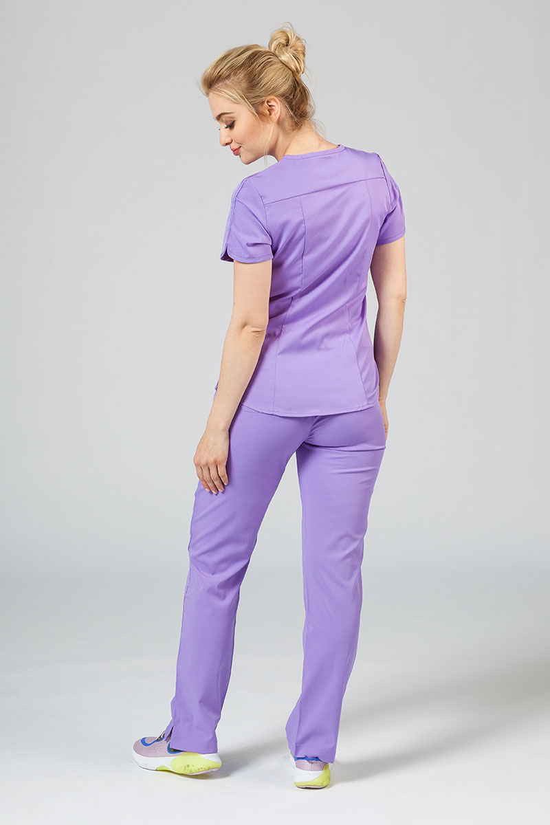 Lekárska súprava Adar Uniforms Yoga levandulová (s blúzou Modern - elastic)-1
