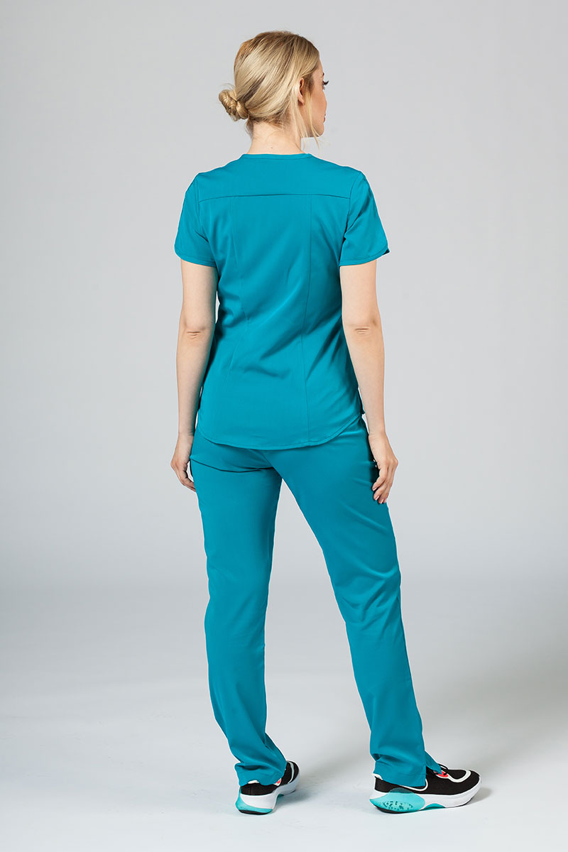 Lekárska súprava Adar Uniforms Yoga morsky modrá (s blúzou Modern - elastic)-1