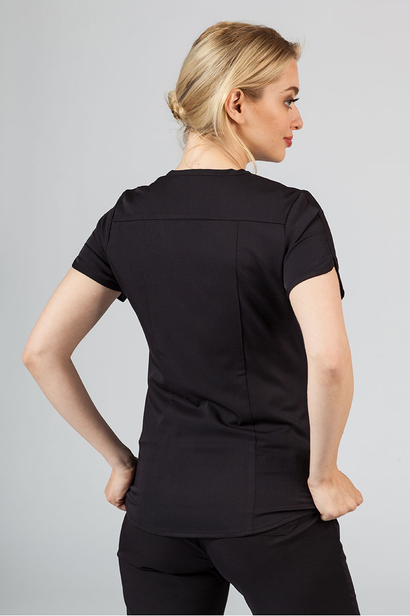 Lekárska súprava Adar Uniforms Yoga čierna (s blúzou Modern - elastic)-4