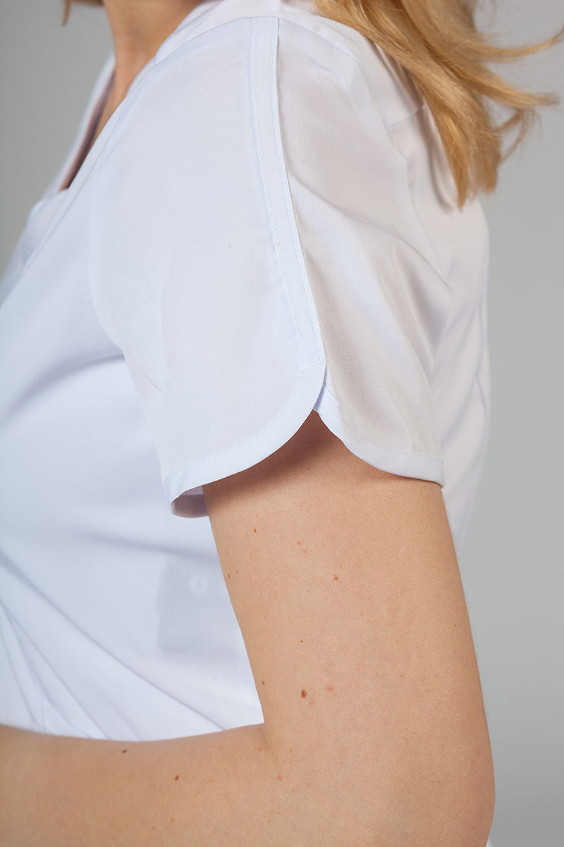 Lekárska súprava Adar Uniforms Yoga biela (s blúzou Modern - elastic)-6