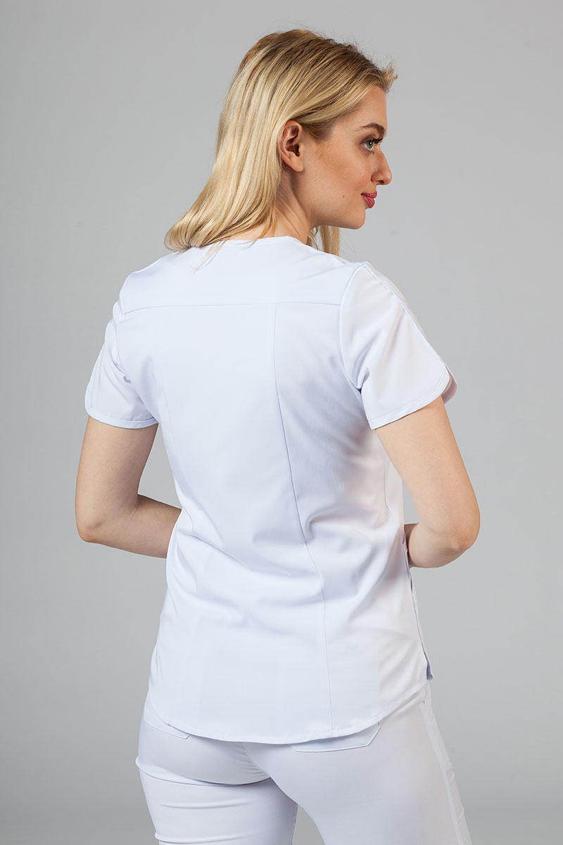 Lekárska súprava Adar Uniforms Yoga biela (s blúzou Modern - elastic)-3