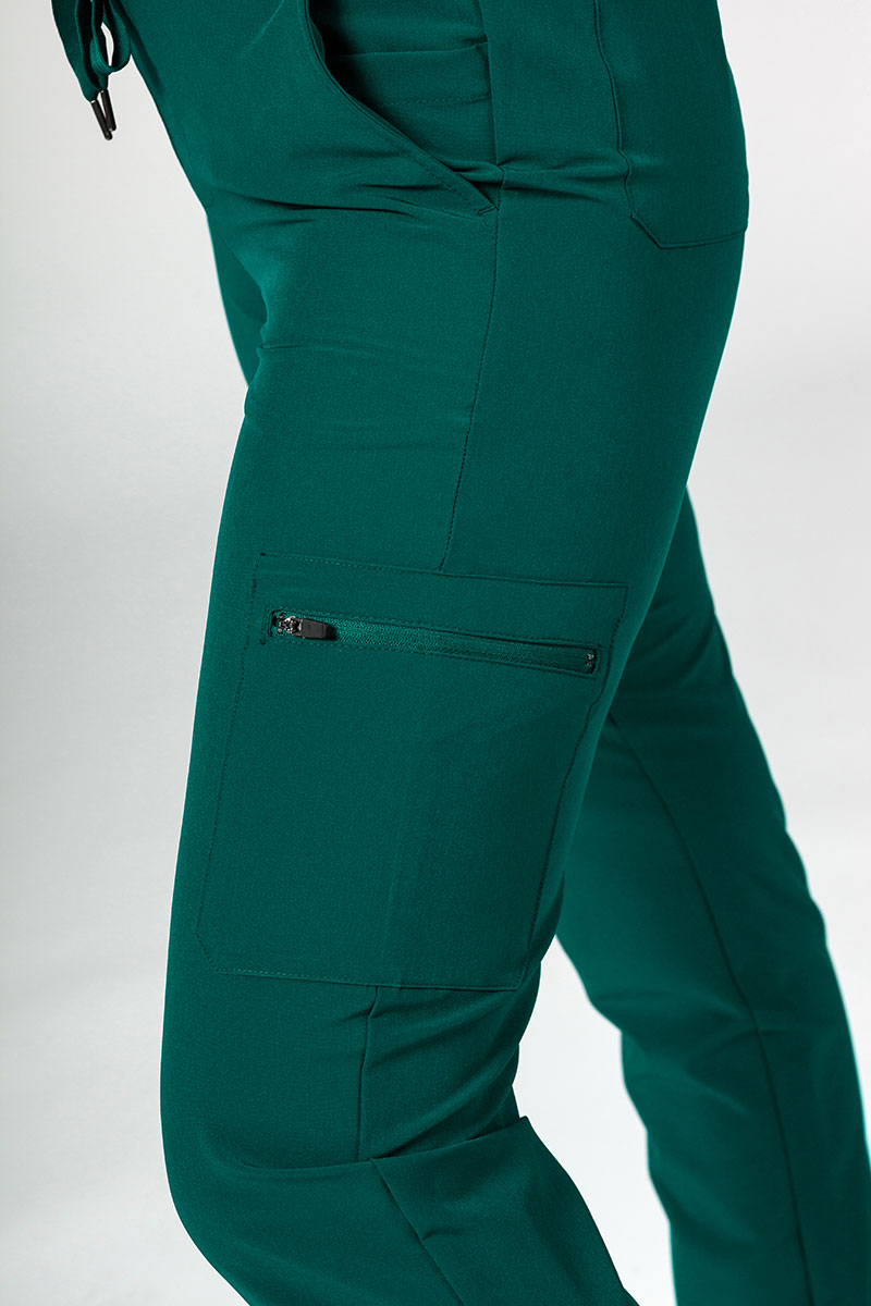 Lekárska súprava Adar Uniforms Cargo tmavo zelená (s blúzkou Notched - elastic)-8