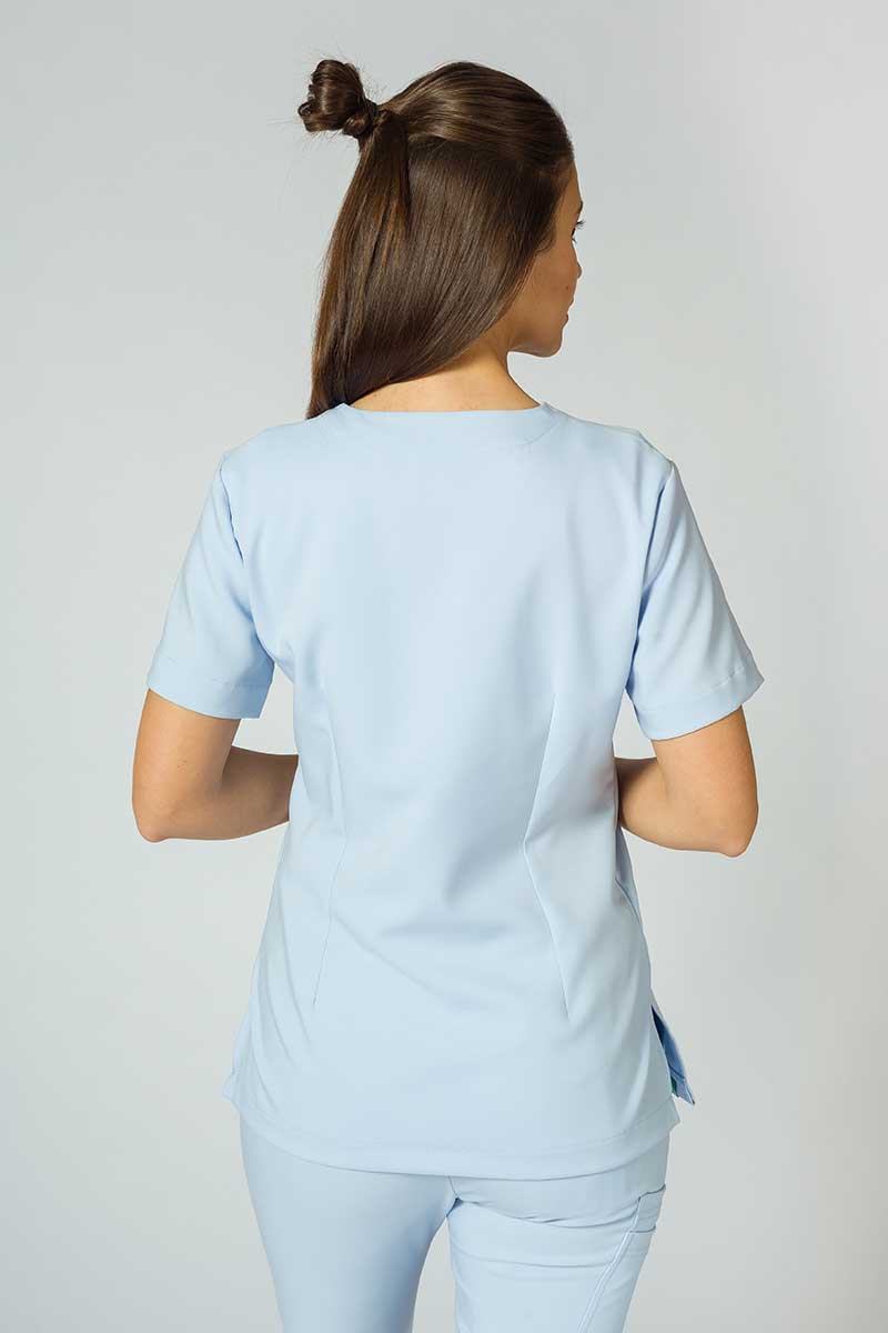Zdravotnická súprava Sunrise Uniforms Premium (blúzka Joy, nohavice Chill) blankytně modrá-6