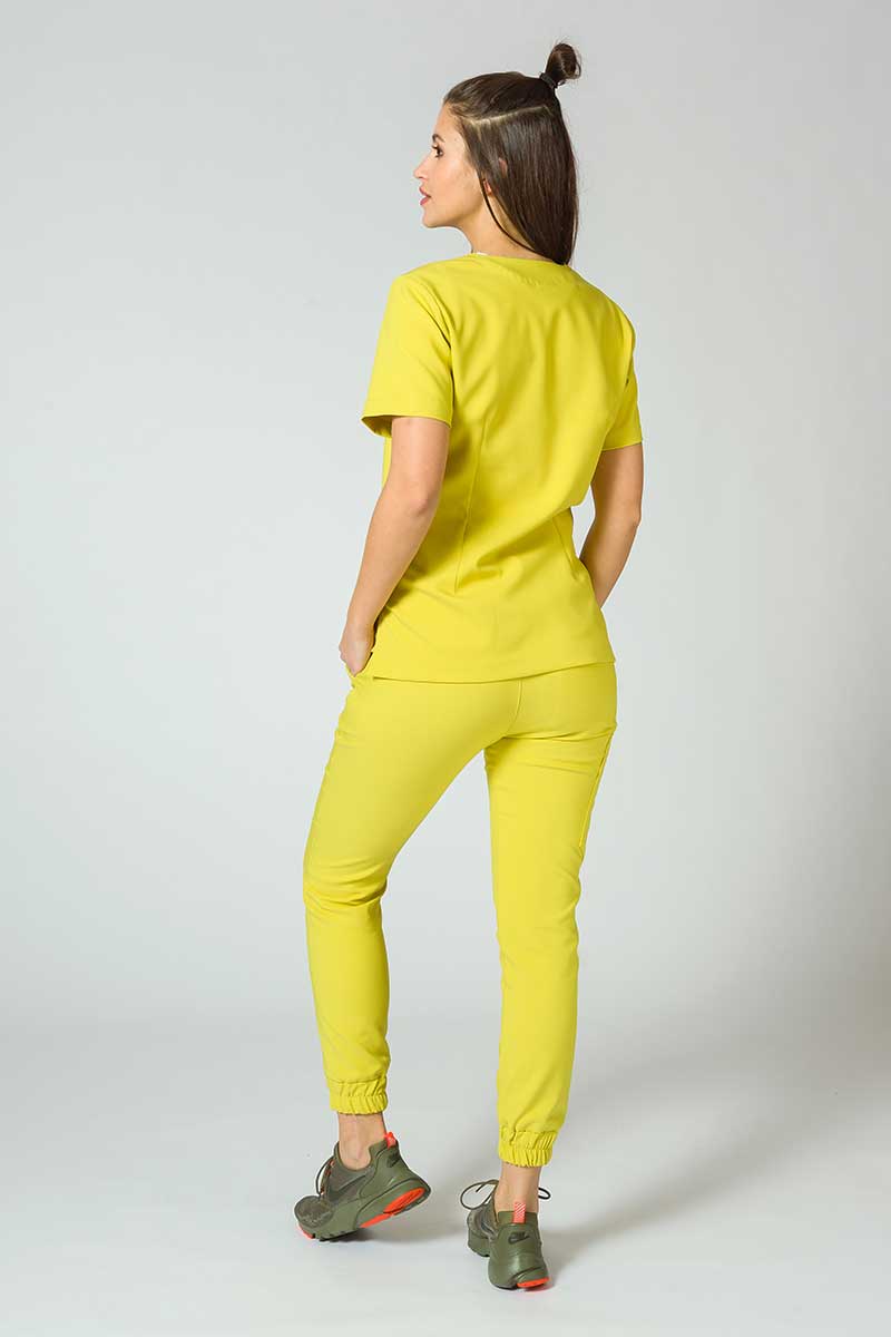 Lekárska súprava Sunrise Uniforms Premium (blúzka Joy, nohavice Chill) žltá-1