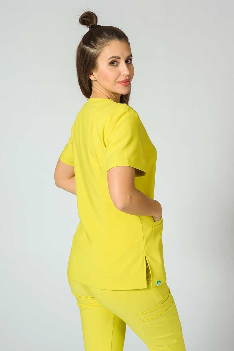 Lekárska súprava Sunrise Uniforms Premium (blúzka Joy, nohavice Chill) žltá-5