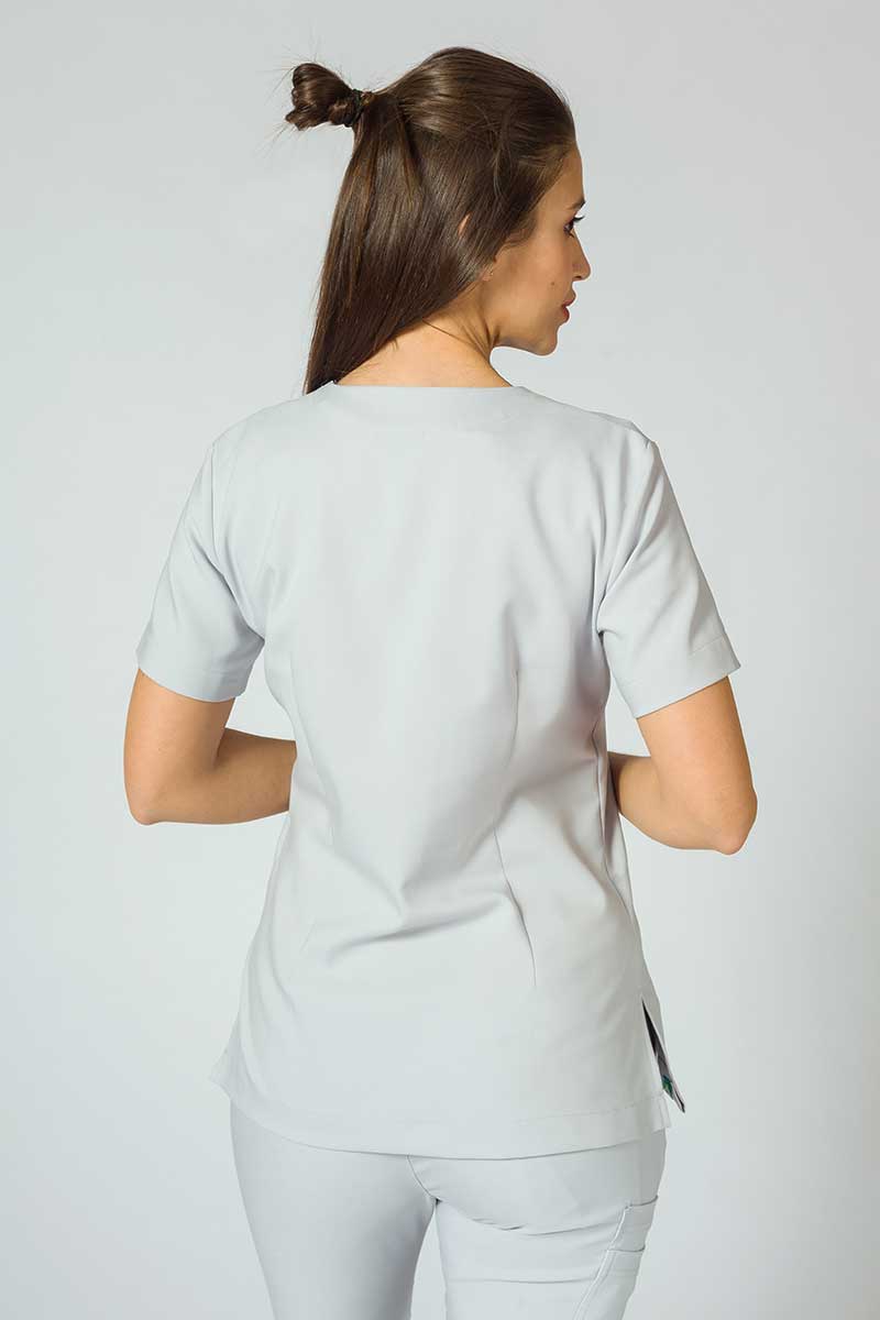 Zdravotnická súprava Sunrise Uniforms Premium (blúzka Joy, nohavice Chill) světlo šedá-3