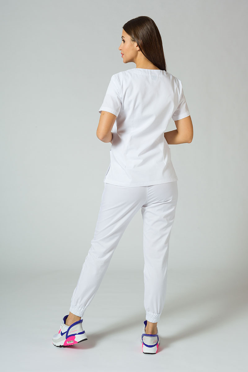 Lekárska súprava Sunrise Uniforms Basic Jogger biela (s nohavicami Easy)-2