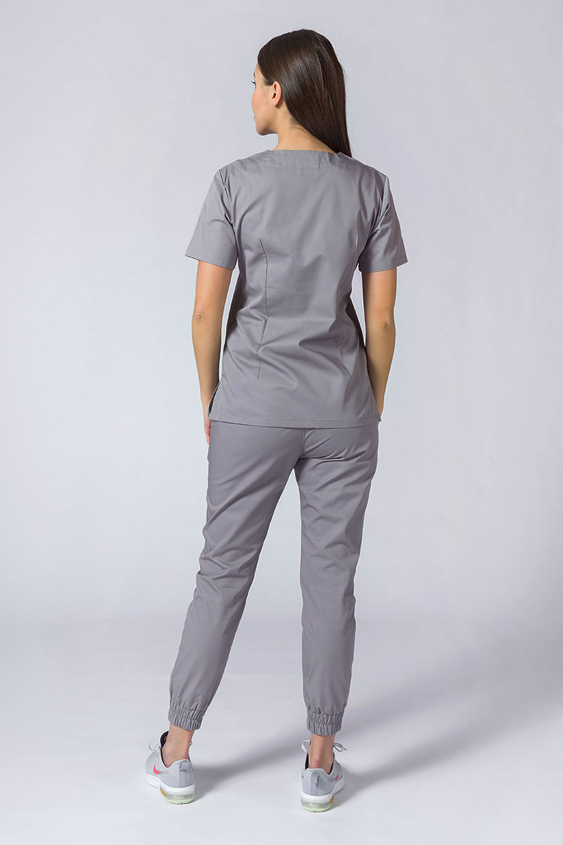 Lekárska súprava Sunrise Uniforms Basic Jogger sivá (s nohavicami Easy)-1