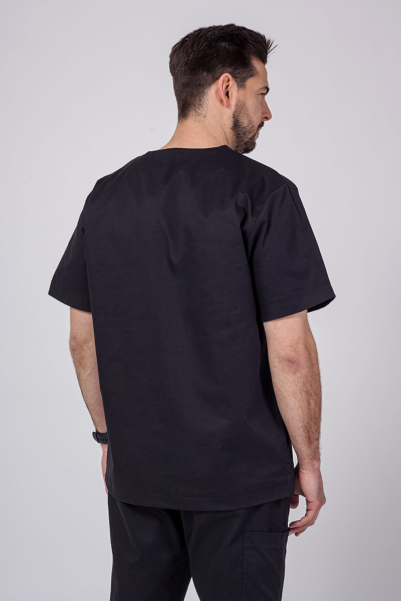 Pánska lekárska súprava Sunrise Uniforms Active (blúzka Flex, nohavice Flow) čierna-3