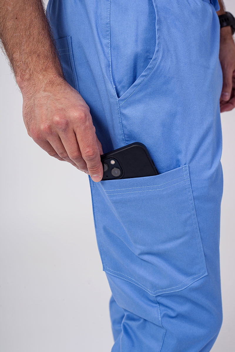 Pánska lekárska súprava Sunrise Uniforms Active (blúzka Flex, nohaviceFlow) modra-9
