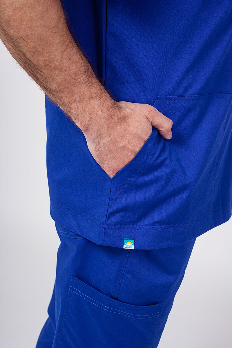 Lekárska súprava Sunrise Uniforms Active Men (blúzka Flex, nohavice Flow) tmavo modrá-5