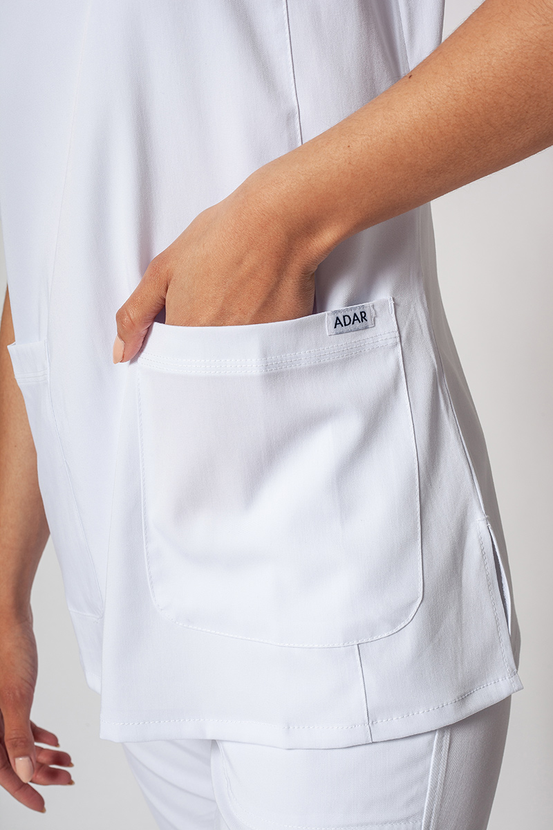 Lekárska súprava Adar Uniforms Ultimate biela (s blúzkou Sweetheart - elastic)-6