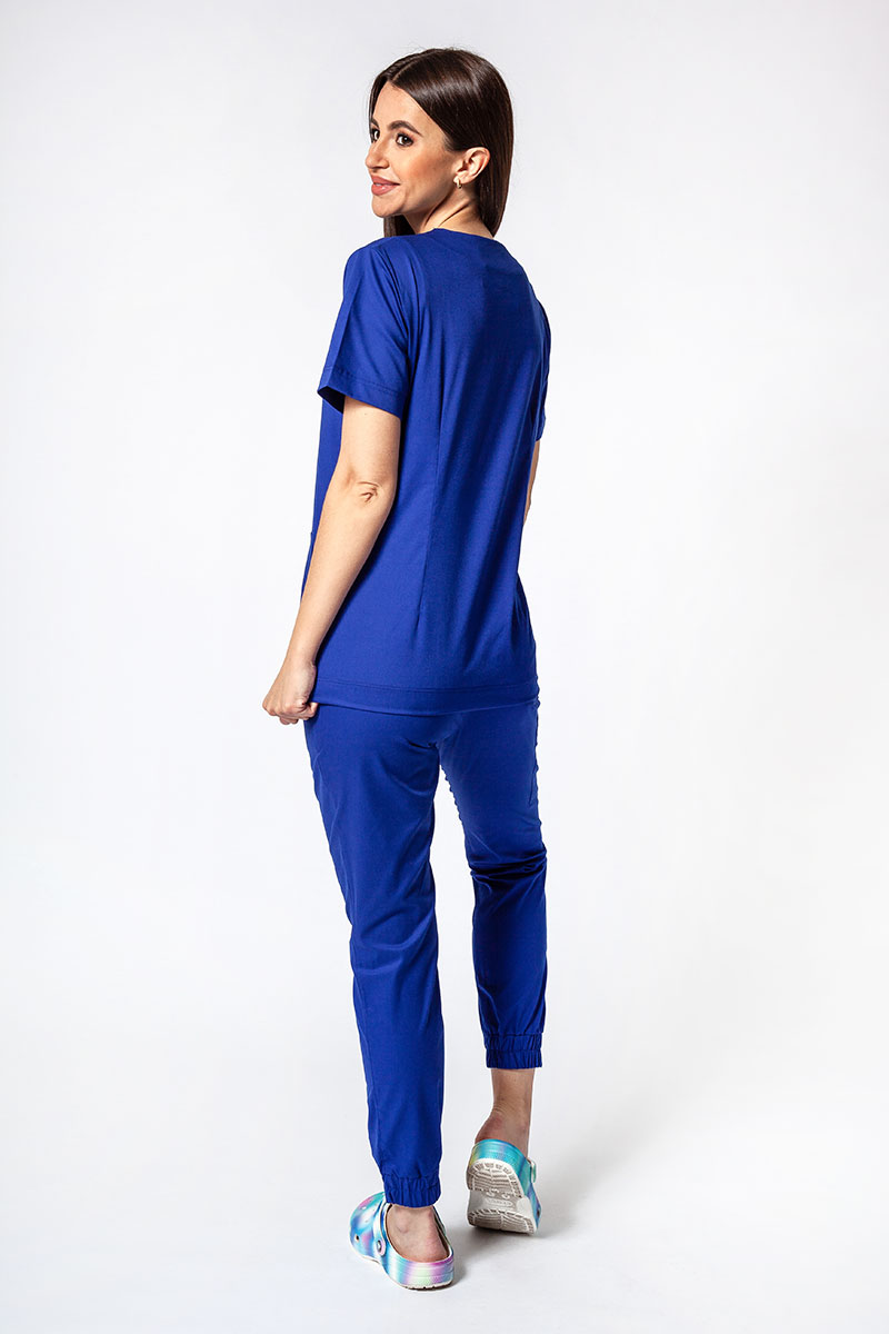 Dámske lekárske nohavice Sunrise Uniforms Active Air jogger tmavo modré-8