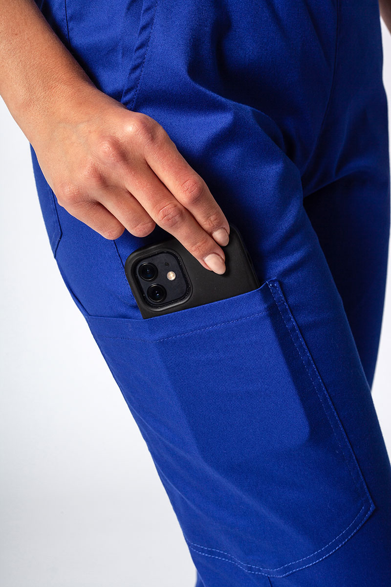 Dámska lekárska súprava Sunrise Uniforms Active III (blúzka Bloom, nohavice Air) tmavo modrá-11