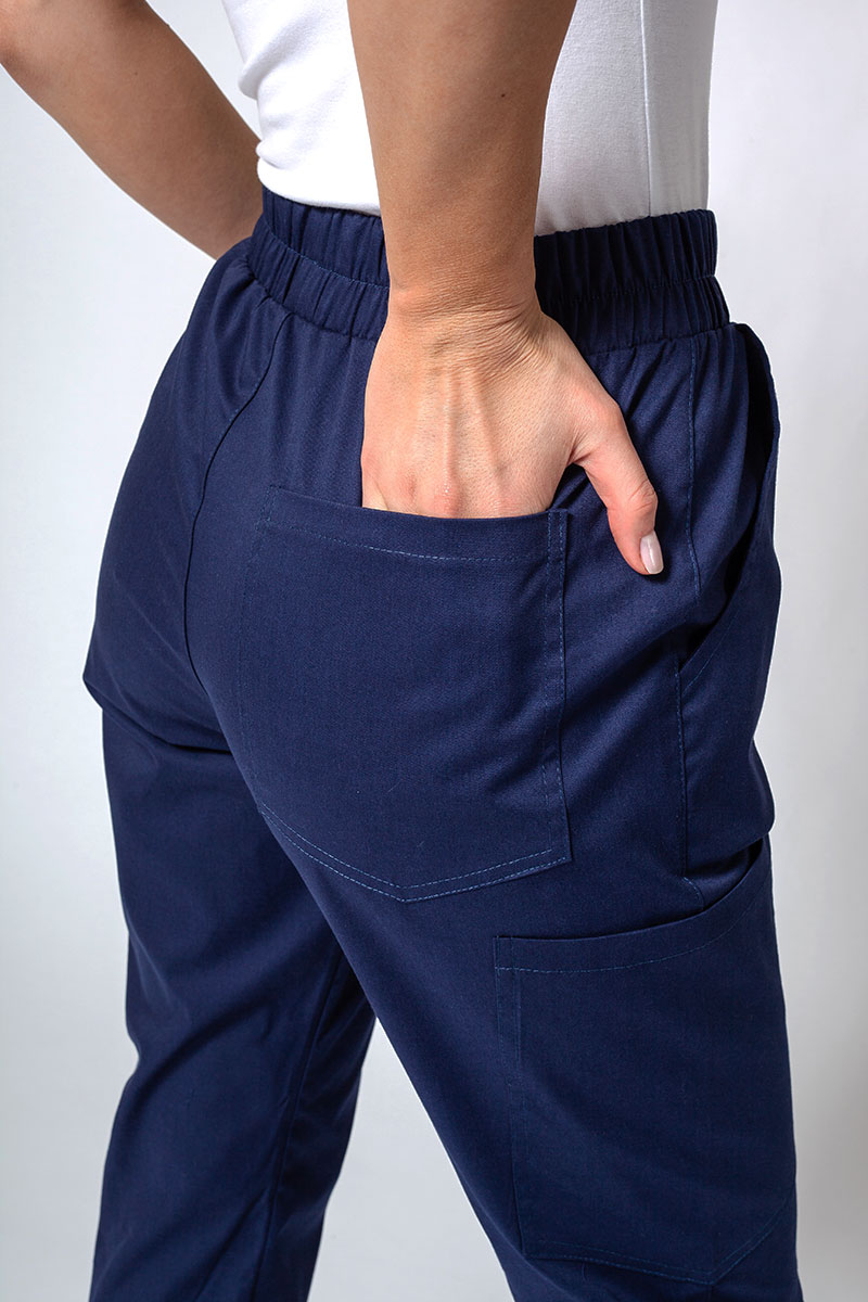 Dámska lekárska súprava Sunrise Uniforms Active III (blúzka Bloom, nohavice Air) námornícky modrá-11
