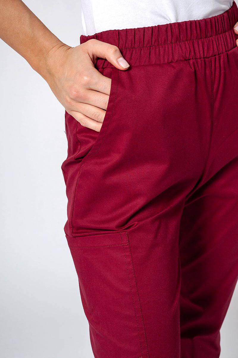 Dámska lekárska súprava Sunrise Uniforms Active III (blúzka Bloom, nohavice Air) čerešňovo červená-9