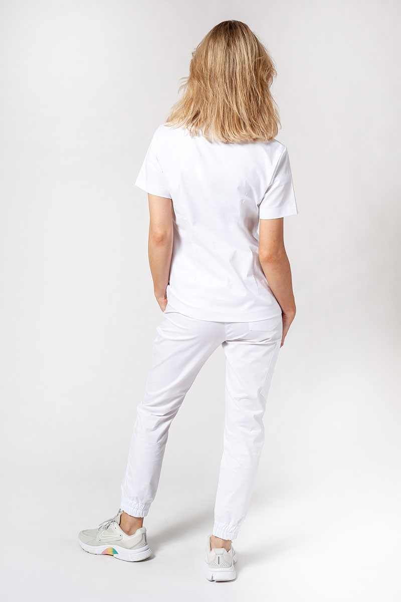 Dámska lekárska súprava Sunrise Uniforms Active III (blúzka Bloom, nohavice Air) biela-1