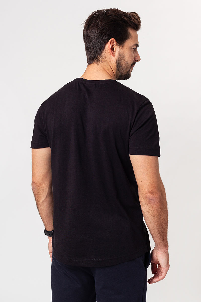 Pánske tričko Malfini Origin (štandard GOTS - organická bavlna) čierna-4