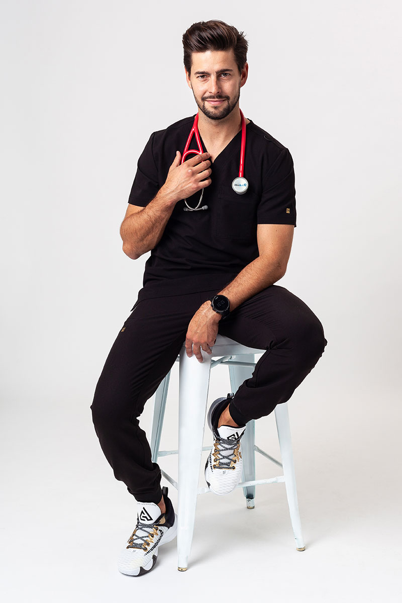 Pánska lekárska súprava Maevn Matrix Pro Men jogger čierna-2