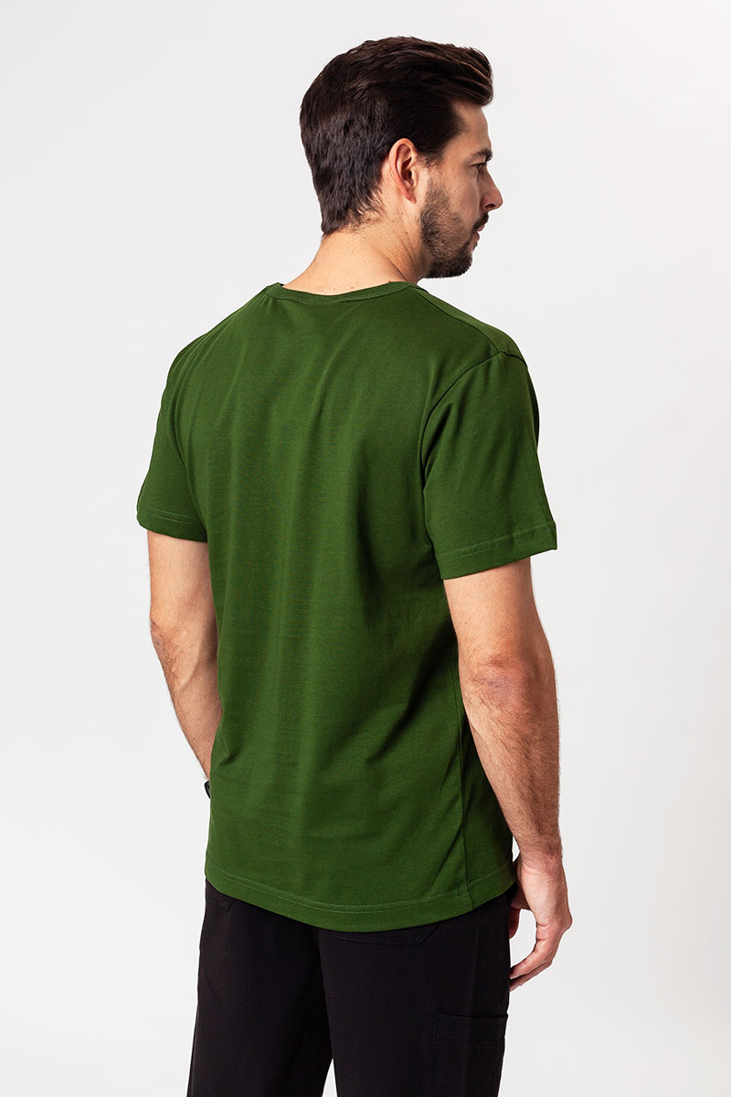 Pánske tričko Malfini Resist (teplota prania 60 °- 95 °) tmavo zelené-2