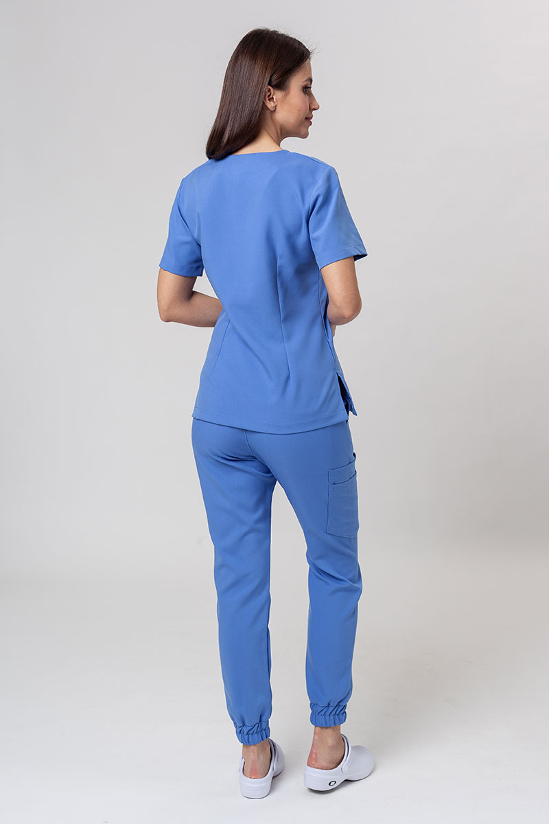 Dámske lekárske nohavice Sunrise Uniforms Premium Chill jogger modré-6