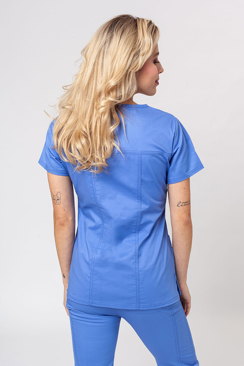 Lekárska dámska súprava Cherokee Core Stretch (blúza Core, nohavice Mid Rise) klasicky modrá-8
