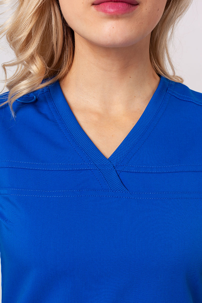 Lekárska dámska súprava Dickies Balance (blúza V-neck, spodná Mid Rise) kráľovsky modrá-4