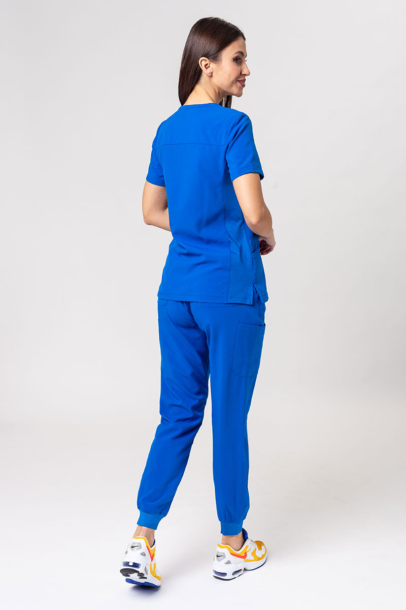 Lekárske dámske nohavice Maevn Momentum jogger kráľovsky modré-7