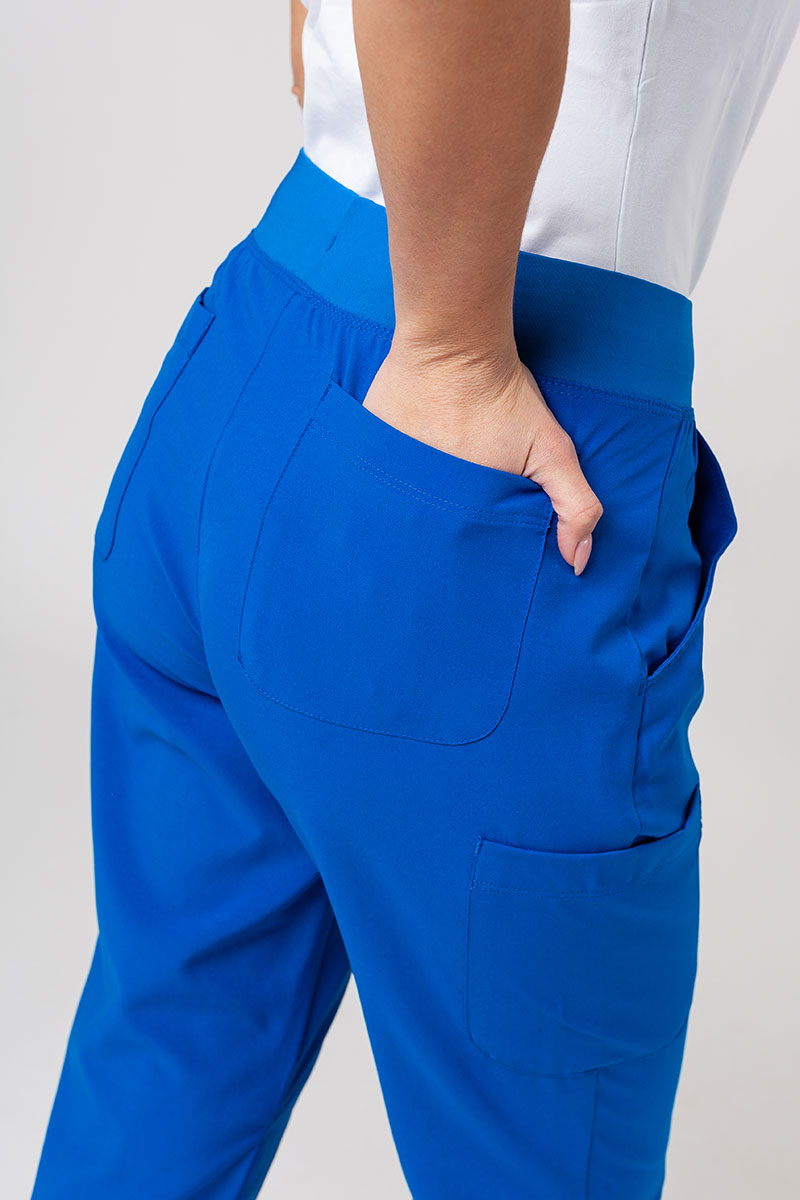 Lekárska dámska súprava Maevn Momentum (blúzka Asymetric, nohavice jogger) kráľovsky modrá-13