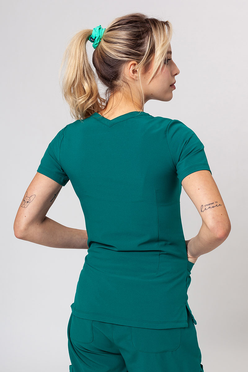 Lekárska súprava Maevn Momentum (blúzka Double V-neck, nohavice 6-pocket) zelená-3