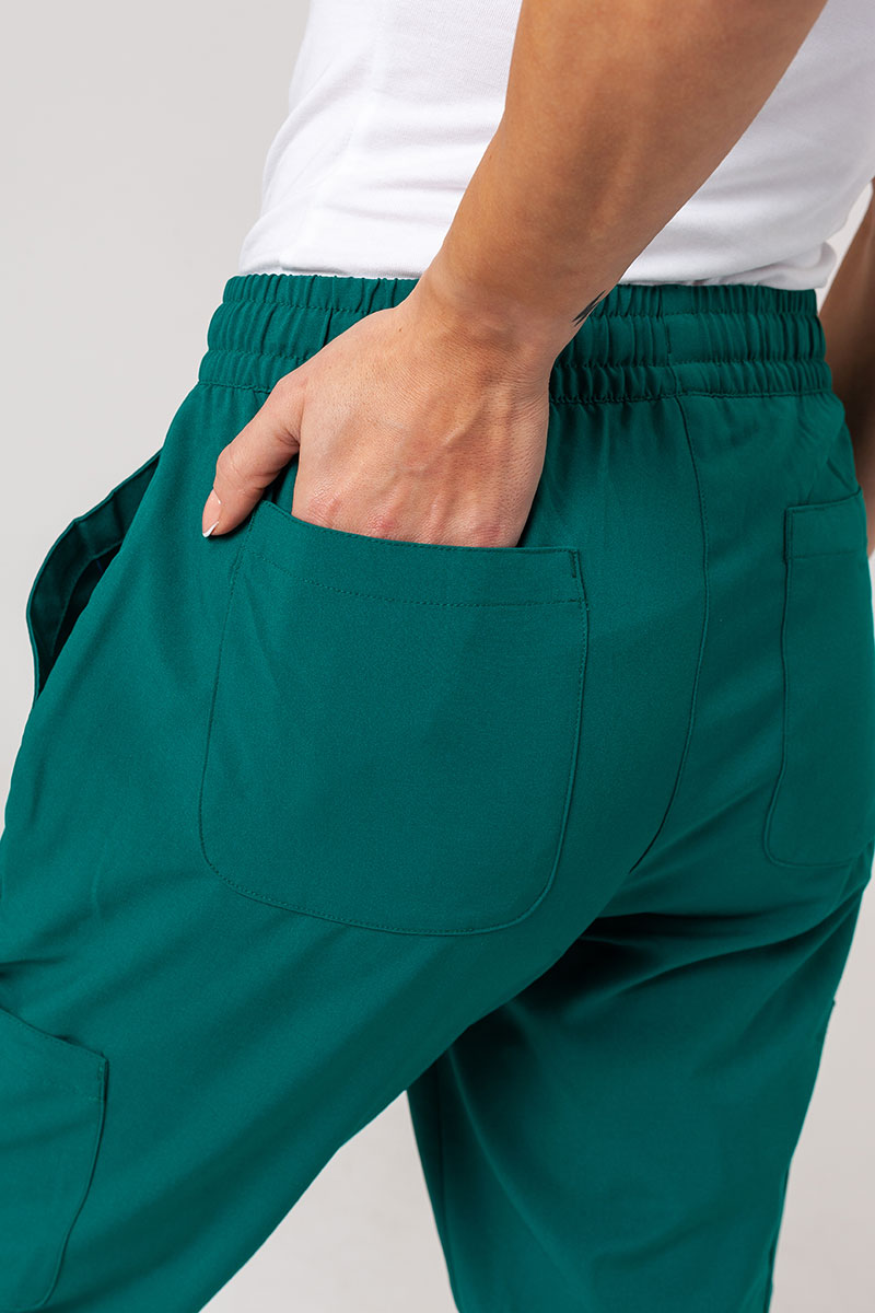 Zdravotnícka súprava Maevn Momentum (blúzka Double V-neck, nohavice 6-pocket) zelená-13