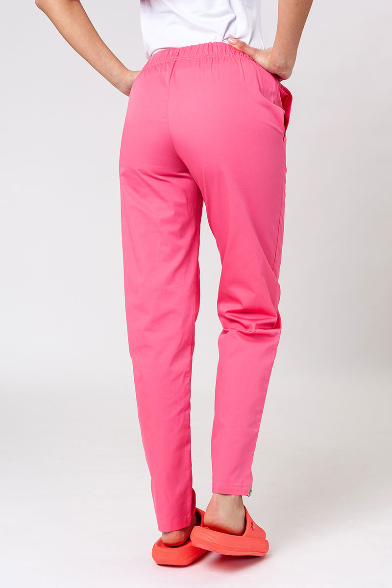Dámske lekárske nohavice Sunrise Uniforms Basic Regular ružové-1