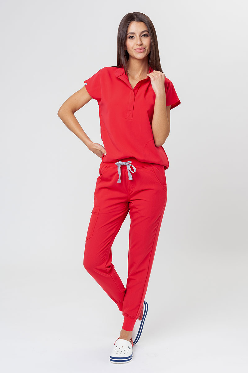 Dámske lekárske nohavice Uniforms World 518GTK™ Avant Phillip červené-8