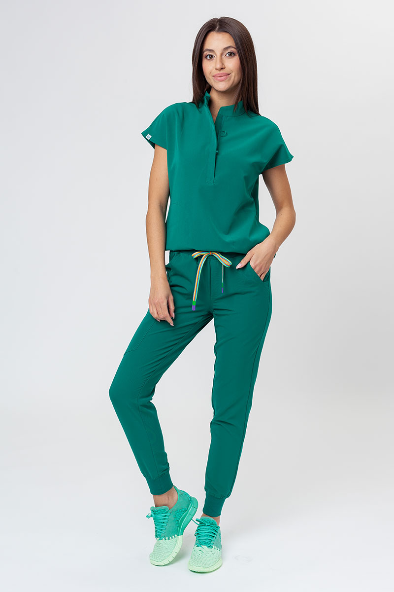 Dámske lekárske nohavice Uniformy World 518GTK™ Avant Phillip On-Shift zelené-7