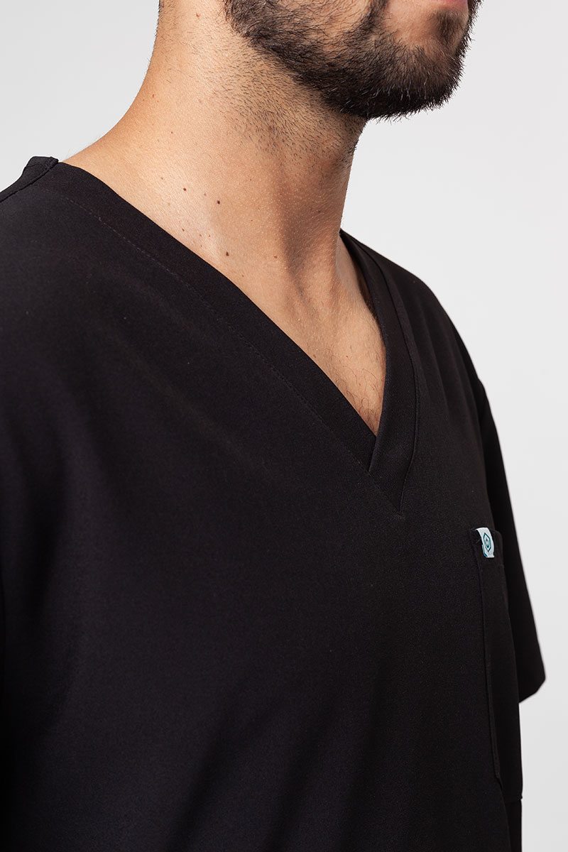 Pánska lekárska súprava Uniforms World 309TS™ Louis čierna-5